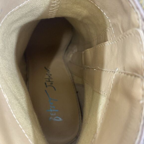 Betsey Johnson Cady Go Go Ankle Boots Silver Rhinestone Disco Dancing 9.5 - Picture 7 of 12